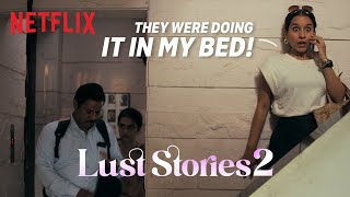 Tillotama Catches Amruta In Her Bed  Lust Stories 2  Netflix India [upl. by Notlew]