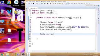 Java Swingurdruhindi07 JLabel01 How to create a JLabel [upl. by Olsewski677]