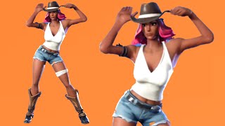 Fortnite Calamity Skin All Dances amp Emotes Chapter 3 Season 1 [upl. by Gide]