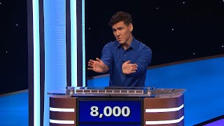 James Holzhauer Finds BacktoBack Daily Doubles  Jeopardy Masters [upl. by Ybab]