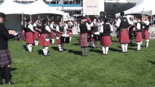 GHS Pipe Bamd at the Queen Mary March Medley 2202011mp4 [upl. by Oby]