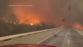 Texas Panhandle wildfire has grown to the largest in state history [upl. by Nauquf]