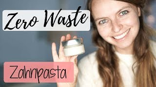 Zahnpasta selber machen mit Kokosöl  ZERO WASTE  Lilies Diary [upl. by Carnes]