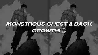 Massive Back amp Chest Expansion Subliminal 💪 EXTREMELY POWERFUL Muscle Growth‼️ [upl. by Oiramaj723]