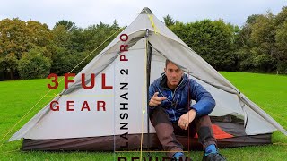 Best Trekking Pole Tent  LANSHAN 2 Pro  Properly Tested By Multiple Camps [upl. by Cahra]