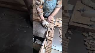 Wood knife handle making process Good tools and machinery can increase work efficiency [upl. by Inatirb]