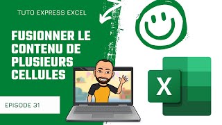 Tutoriel Excel  Comment fusionner le nom et le prénom en une seule cellule [upl. by Kamat864]