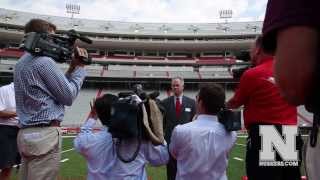 Nebraskas Memorial Stadium Expansion Media Tour [upl. by Susanne]