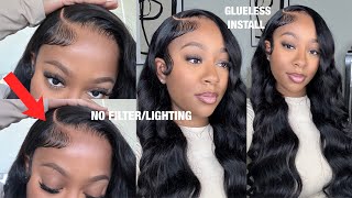 DETAILED 5x5 CLOSURE WIG INSTALL  ULTIMATE LACE MELT  SIDE PART WITH BABY HAIRS  Alipearl Hair [upl. by Annawak406]