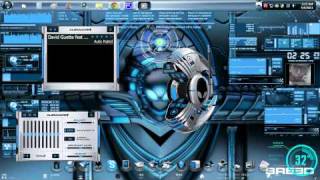 Desktop Setup  May 2011 GUI Breed Bluevision Ironman Objectdock [upl. by Ronnica]