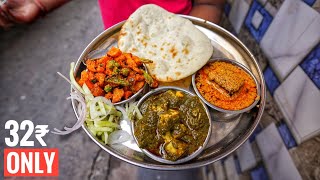 India’s Cheapest Thali Only Rs 32  Cheapest food of Kolkata  Street Food India [upl. by Rankin127]