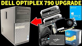 DELL OptiPlex 790 CPU RAM SSD GPU Upgrade 2023 [upl. by Enylcaj]