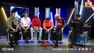 LAZZA PARLA DEGLI ARCADE BOYZ AD HIP HOP TV EPICO FINITO BENE [upl. by Nahtaj]