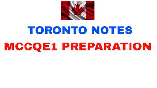 HOW TO STUDY TORONTO NOTESMCCQE1 PREPARATIONMEDICAL COUNCIL OF CANADAIMGs [upl. by Willamina]