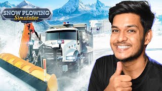 My New Business ▶ Snow Plowing Simulator Gameplay [upl. by Anizor]