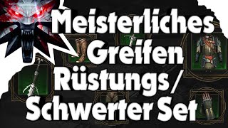 The Witcher 3  Meisterliches Greifen Rüstung Set Hexerausrüstung [upl. by Alimaj]