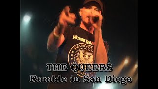 The Queers fight on stage Aug 9th 2015 at the Northpark Theater San Diego Ca [upl. by Frodeen2]