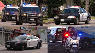 LAPD Responding Code 3 Compilation 3 [upl. by Notloc678]