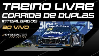 STOCK CAR 2022 AO VIVO  CORRIDA DE DUPLAS EM INTERLAGOS  1Âº ETAPA  TREINO LIVRE [upl. by Eillor]