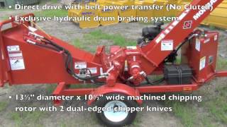 Morbark M6R Wood Chipper Features and Demonstration [upl. by Thorlay766]