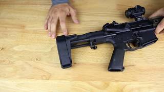 SB Tactical PDW AR15 Pistol Brace Review [upl. by Ryhpez]