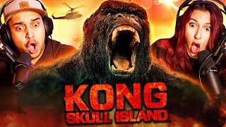 KONG SKULL ISLAND 2017 MOVIE REACTION  MONSTERVERSE HAS BEGUN  First Time Watching  Review [upl. by Boykins]