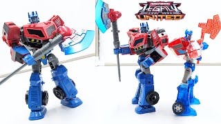 Transformers Legacy UNITED Animated Voyager OPTIMUS PRIME Review 4K [upl. by Saturday]