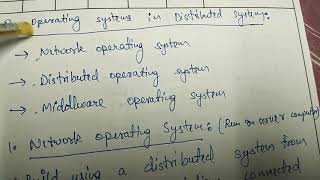 Operating system in distributed system  Network Distributed Middleware OS [upl. by Romeyn665]