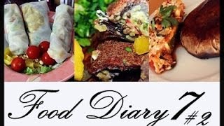 FOOD DIARY VEGAN  7  2 MEINE ERNÄHRUNG [upl. by Kaehpos]