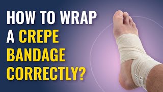 How to Wrap a Crepe Bandage on Ankle  MFine [upl. by Mcnally]