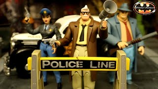 McFarlanes DC Direct BTAS Commissioner Jim Gordon LockUp Wave Action Figure Review amp Comparison [upl. by Notwen]