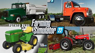 Farm Sim News  More Tow Trucks JD Mower Old Classics Update amp More  Farming Simulator 22 [upl. by Setsero]