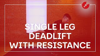 Single Leg Deadlift with Resistance  TriDot Strength Drill Series [upl. by Gleda483]