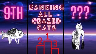 RANKING ALL THE CRAZED CAT STAGES  Battle Cats [upl. by Bessy50]