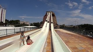 Torre de Assustador Water Slide at diRoma Acqua Park [upl. by Nilorac]