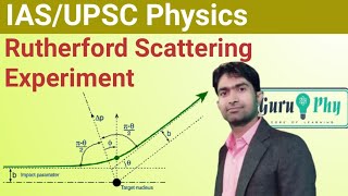 Rutherford Scattering Experiment IASUPSC Physics Lecture92 [upl. by Ule]