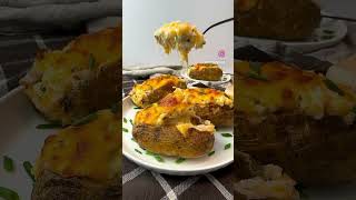 Ultimate twicebaked potatoes Recipe in the comments [upl. by Ecinej481]