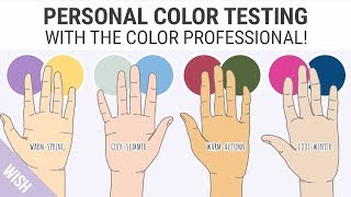 Finding Your Skin Undertones  Easy Personal Color Test with the Color Professional [upl. by Ratha]