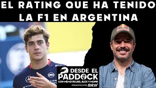 El rating que ha tenido la F1 en Argentina  DESDE EL PADDOCK  CAPÍTULO 27 [upl. by Matilde]