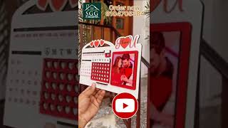 calendar fram with foto rakhi cutepacking giftideas packing onthisday packingideas packging [upl. by Kcaj608]