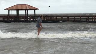 Tropical Storm Cindy waves in Gulfport [upl. by De Witt1]