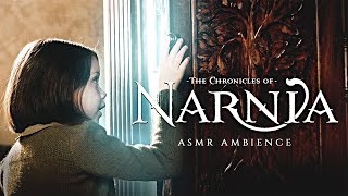 The Chronicles of Narnia 🦁 ASMR Ambience amp Soft Music ◈ Rain amp Snow Sounds ◈ Into the Wardrobe [upl. by Ecirbaf]