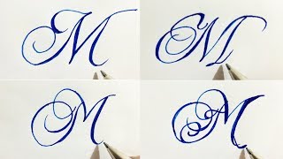 Stylish alphabets calligraphy  Letter M in calligraphy  alphabet M in calligraphy  Fancy letters [upl. by Carola]