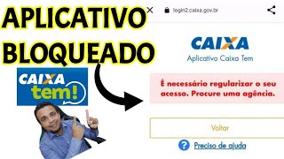 CAIXA TEM COMO DESBLOQUEAR bloqueio por sistema [upl. by Yttap]