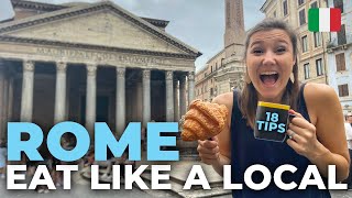 FOOD IN ROME 18 Things To Know Before You Eat in Rome Italy  Italian Food [upl. by Courtund]