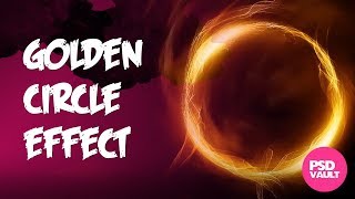 Photoshop Tutorial  Smoke Brush Warping into Circle in Photoshop [upl. by Killion]