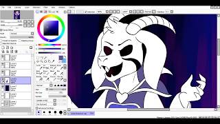 SpeedPaint Asriel Dreemurr Undertale [upl. by Titus]