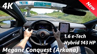 Renault Arkana RS Line 2021  POV test drive in 4K  16 eTech 143 HP Hybrid [upl. by Tsugua474]