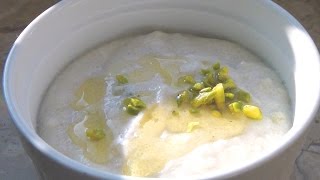 Kokos Grießbrei mit Pistazien  Rezept  Video  Anleitung  Vegan [upl. by Olegna]