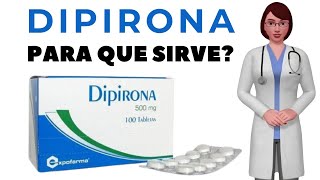 DIPIRONA que es y para que sirve la dipirona como tomar dipirona sodica [upl. by Petronilla]